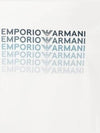 Logo Printing Short Sleeve T-Shirt White - EMPORIO ARMANI - BALAAN 5