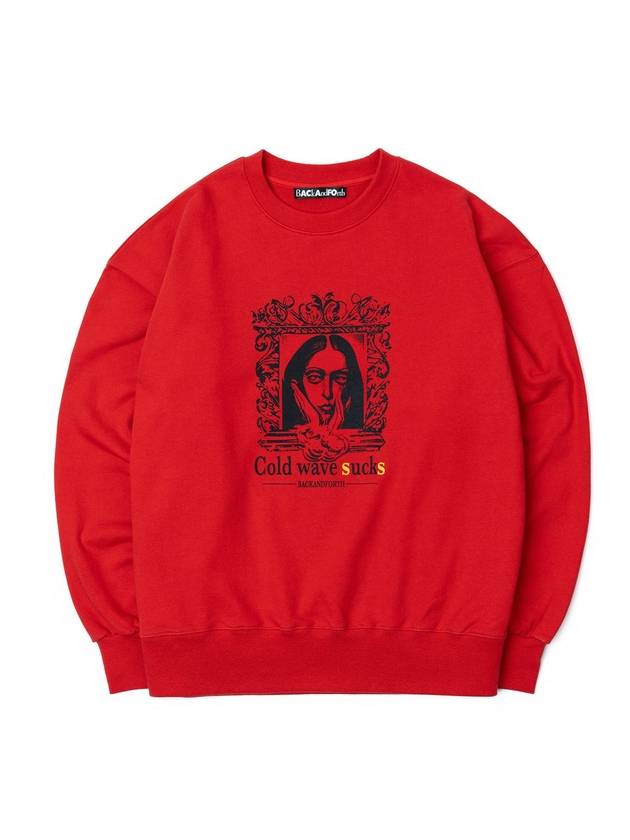 Print Sweatshirt Red BFMCFTS21 - BACKANDFORTH - BALAAN 2