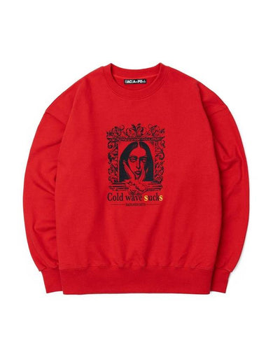 Print Sweatshirt Red BFMCFTS21 - BACKANDFORTH - BALAAN 1