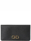 Gancini Continental Long Wallet Black - SALVATORE FERRAGAMO - BALAAN 2