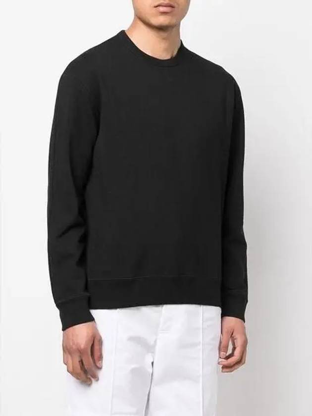 Men's Logo Patch Cotton Sweatshirt Black - TEN C - BALAAN 5