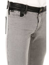 Leather docking slim fit gray denim - MARC JACOBS - BALAAN 3