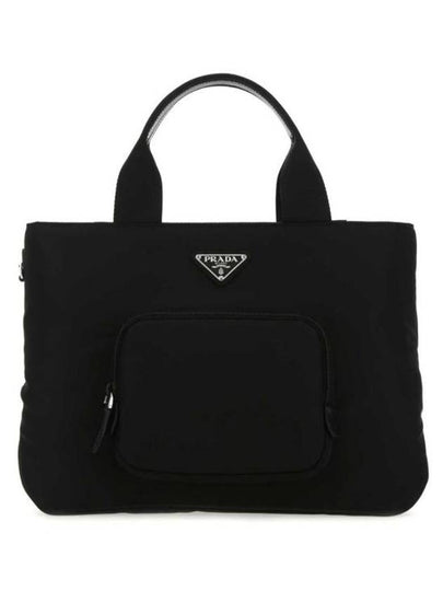 Padded Re-Nylon Tote Bag Black - PRADA - BALAAN 2