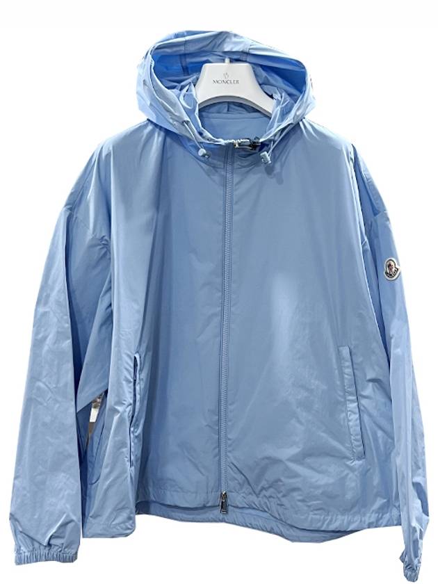 TYX Rain Hooded Jacket Blue - MONCLER - BALAAN 3