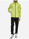 Wappen Patch Soft Shell Hooded Jacket Lemon - STONE ISLAND - BALAAN 7