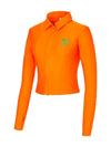 x Dua Lipa Fitted Long Sleeve T Shirt Orange - PUMA - BALAAN 1