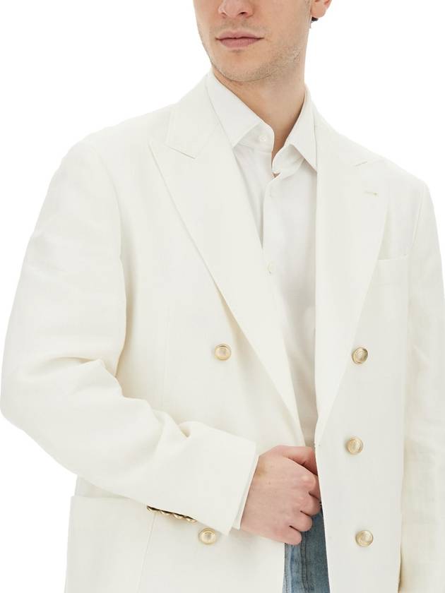 Jacket MS4987BBDE C8963 WHITE - BRUNELLO CUCINELLI - BALAAN 6