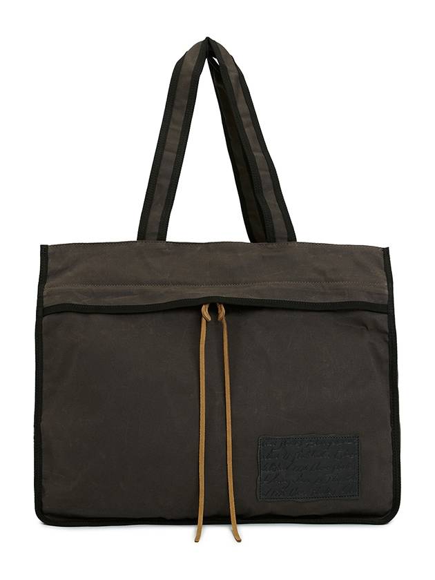 Logo Applique Tote Bag Grey Black - ACNE STUDIOS - BALAAN 2