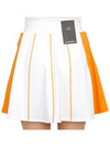 Women's Jolie Striped Golf Skirt White - J.LINDEBERG - BALAAN 8