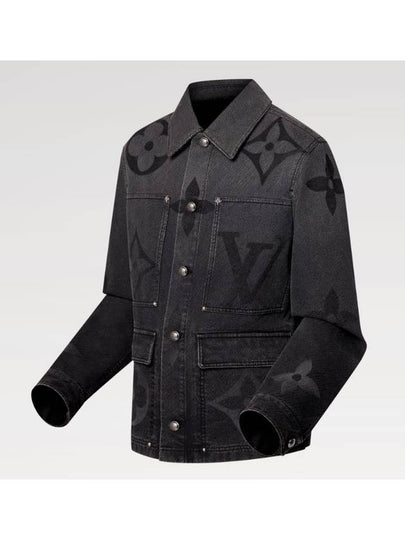 1AFYCH Monogram Denim Blouson - LOUIS VUITTON - BALAAN 2