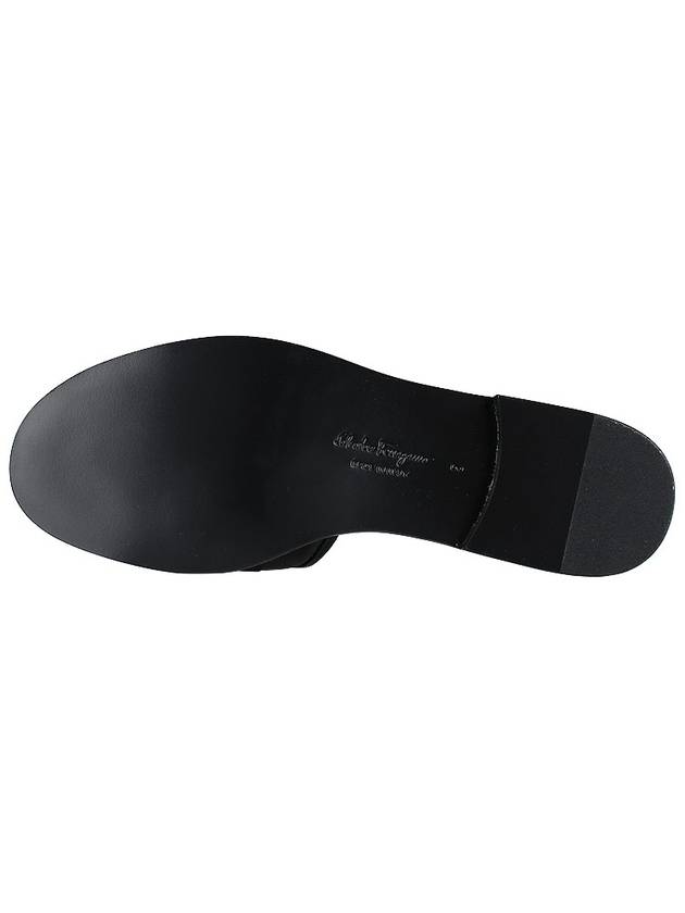 Vara Quilted Slippers Black - SALVATORE FERRAGAMO - BALAAN 10