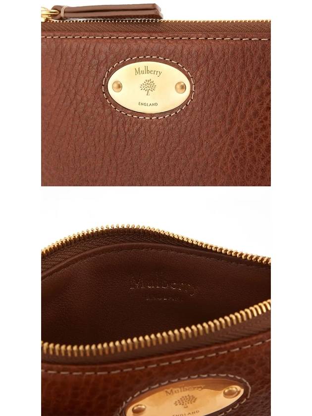 Plaque Small Zipper Coin Wallet Tan - MULBERRY - BALAAN 4