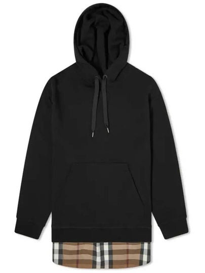 House Check Hoodie Black - BURBERRY - BALAAN 2