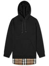 House Check Hoodie Black - BURBERRY - BALAAN 3