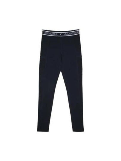 NK Logo Band Tights Leggings Navy - J.LINDEBERG - BALAAN 2