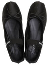 Satin Ballerinas Black - MIU MIU - BALAAN 3