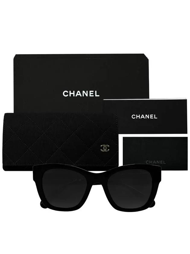 Eyewear Square Sunglasses Black - CHANEL - BALAAN 11