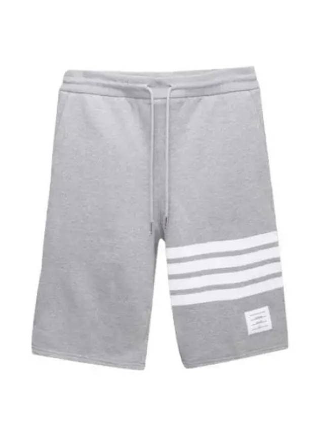 Diagonal Stripe Loopback Jersey Sweat Shorts Short Pants Men s - THOM BROWNE - BALAAN 1