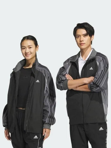 BYD3S Loose Fit Warm Lined Woven Jacket Gender Neutral Black Gray Five JG8575 693441 - ADIDAS - BALAAN 1