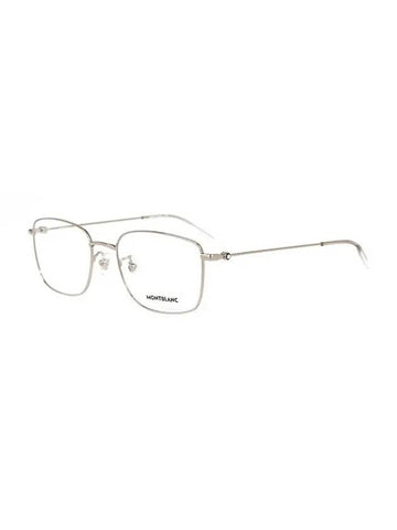 Rectangle Metal Eyeglasses Silver - MONTBLANC - BALAAN 1