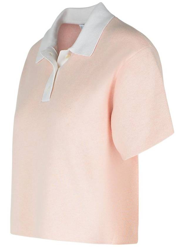 JW Anderson Pink Cotton Polo Shirt - JW ANDERSON - BALAAN 2