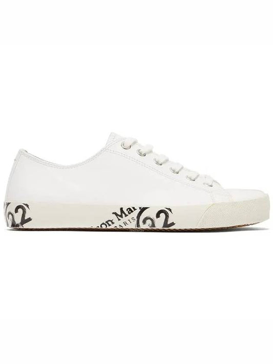 Maison Margiela TABI 22 Number Printing Leather Sneakers White - MAISON MARGIELA - BALAAN 1