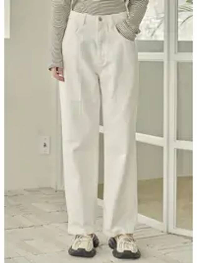 Brilliant Classic Denim Jeans Ivory - MICANE - BALAAN 1