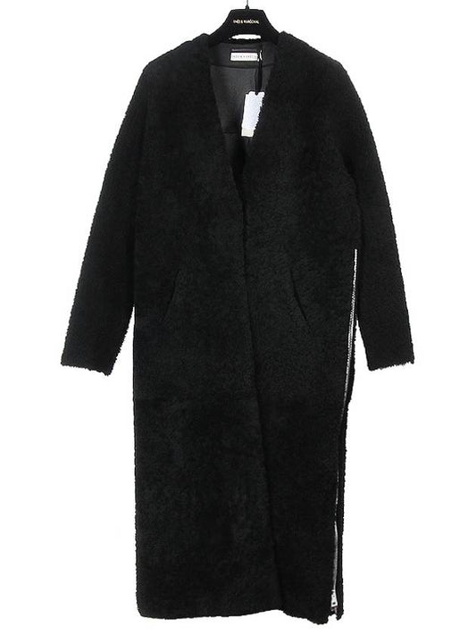 Ines Marechal shearling coat DARLING BLACK INC002bk - INES & MARECHAL - BALAAN 1