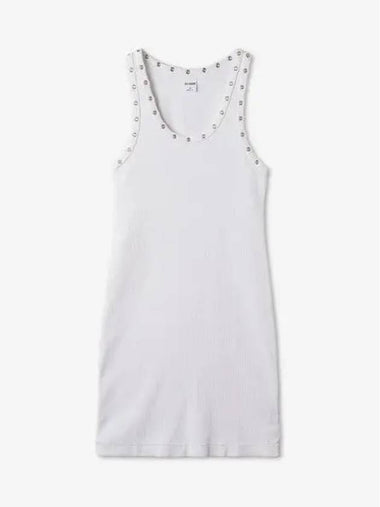 REDONE Eyelet Tank Dress White 08111WTNKDRSWH - RE/DONE - BALAAN 1