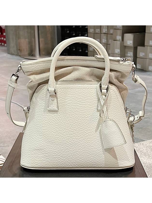 5AC Logo Patch Mini Tote Bag Ivory - MAISON MARGIELA - BALAAN 5