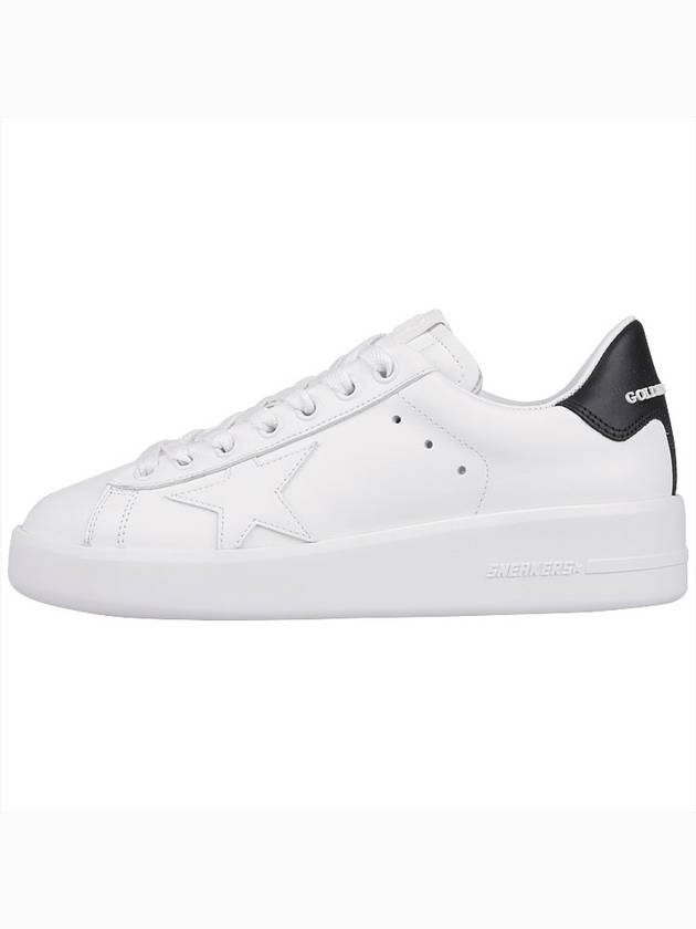 Women's Black Tab Purestar Low Top Sneakers White - GOLDEN GOOSE - BALAAN 4