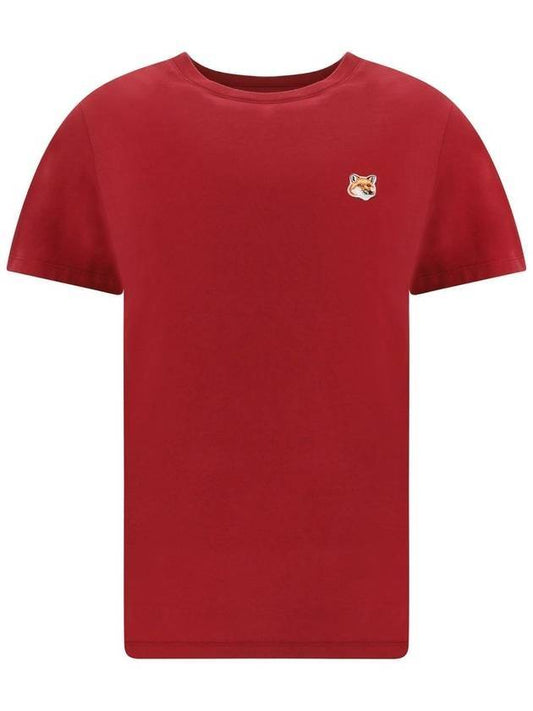 Fox Head Patch Regular Short Sleeve T-Shirt Brick Red - MAISON KITSUNE - BALAAN 1