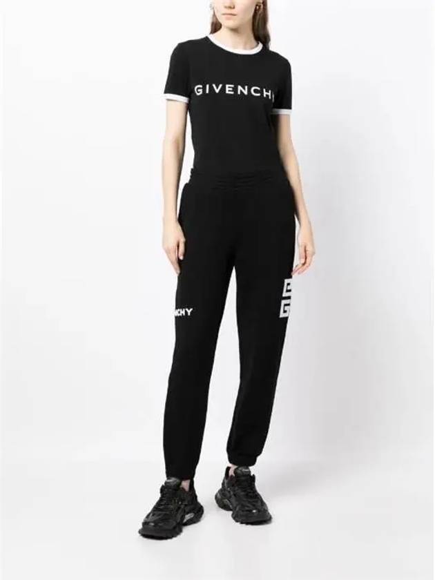 Archetype Slim Fit Cotton Short Sleeve T-Shirt Black - GIVENCHY - BALAAN 3