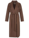 CALLA Belted Wool Coat Brown 2390160839 095 - MAX MARA - BALAAN 1