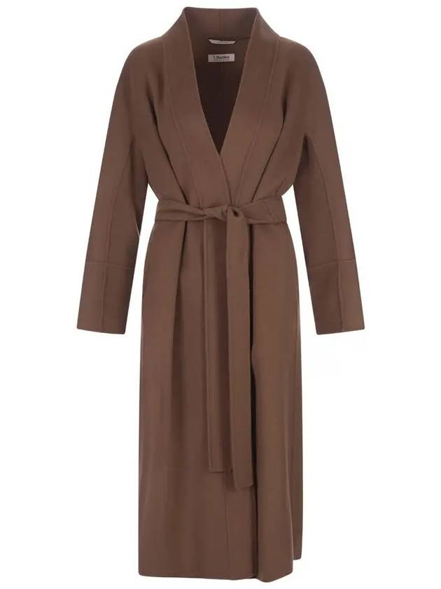 CALLA Belted Wool Coat Brown 2390160839 095 - MAX MARA - BALAAN 1