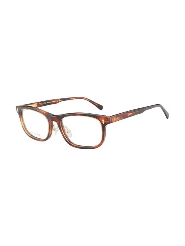 Eyewear Rectangular Frame Acetate Glasses Havana - GUCCI - BALAAN 4