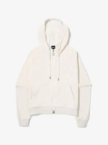 Veloa Hooded Zip Up FS2FTG4151FCRM - FILA - BALAAN 1