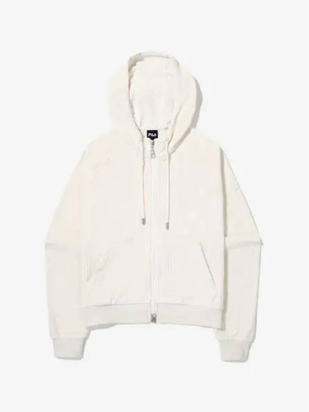 Veloa Hooded Zip Up FS2FTG4151FCRM - FILA - BALAAN 1