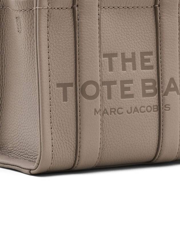 Leather Mini Tote Bag Cement - MARC JACOBS - BALAAN 6