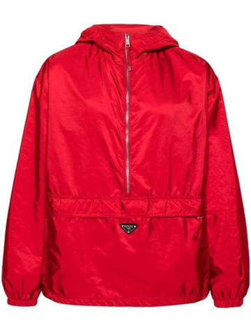 Re nylon blouson jacket red - PRADA - BALAAN 1