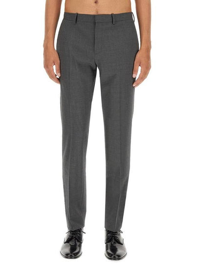 Men's Mayer Stretch Wool Straight Pants Grey - THEORY - BALAAN 2