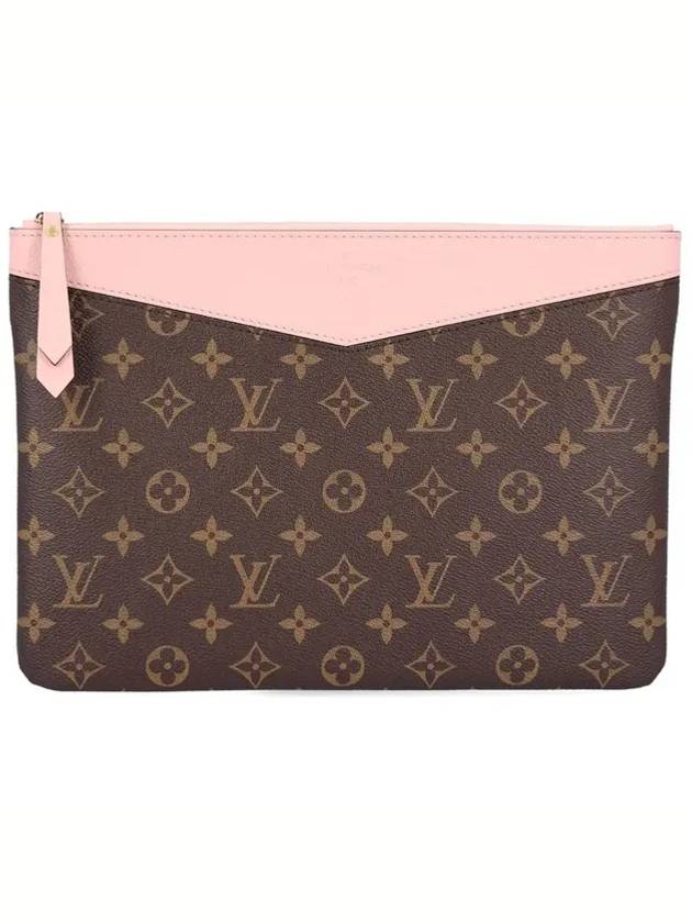 Daily Monogram Clutch Bag Rose Powder - LOUIS VUITTON - BALAAN 1