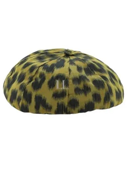 Leopard Men's Beret Yellow - DIOR - BALAAN 2