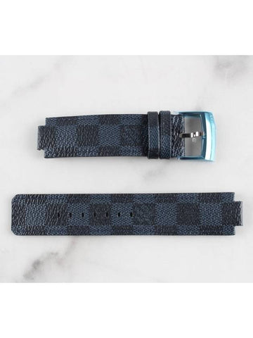 Tambour Damier cobalt canvas strap - LOUIS VUITTON - BALAAN 1