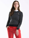 Women s vertical striped sweater HA3WSW002 - HOLIC&PLAY - BALAAN 3