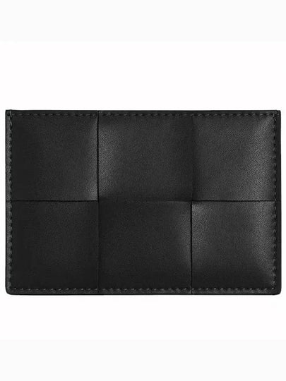 Intrecciato Cassette Card Wallet Black - BOTTEGA VENETA - BALAAN 2