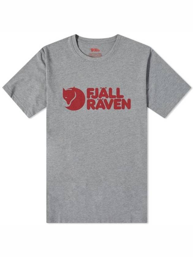 Men's Logo T Shirt Grey - FJALL RAVEN - BALAAN 2