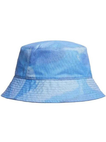 Washed Cotton Bucket Hat Blue - MARNI - BALAAN 1