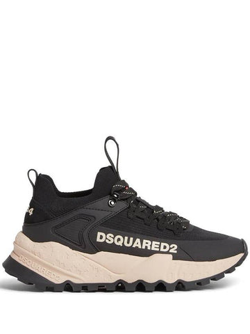 DSQUARED2 Lace-Up Low-Top Sneakers - DSQUARED2 - BALAAN 1