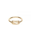 O'Lock Ring Gold - FENDI - BALAAN 2